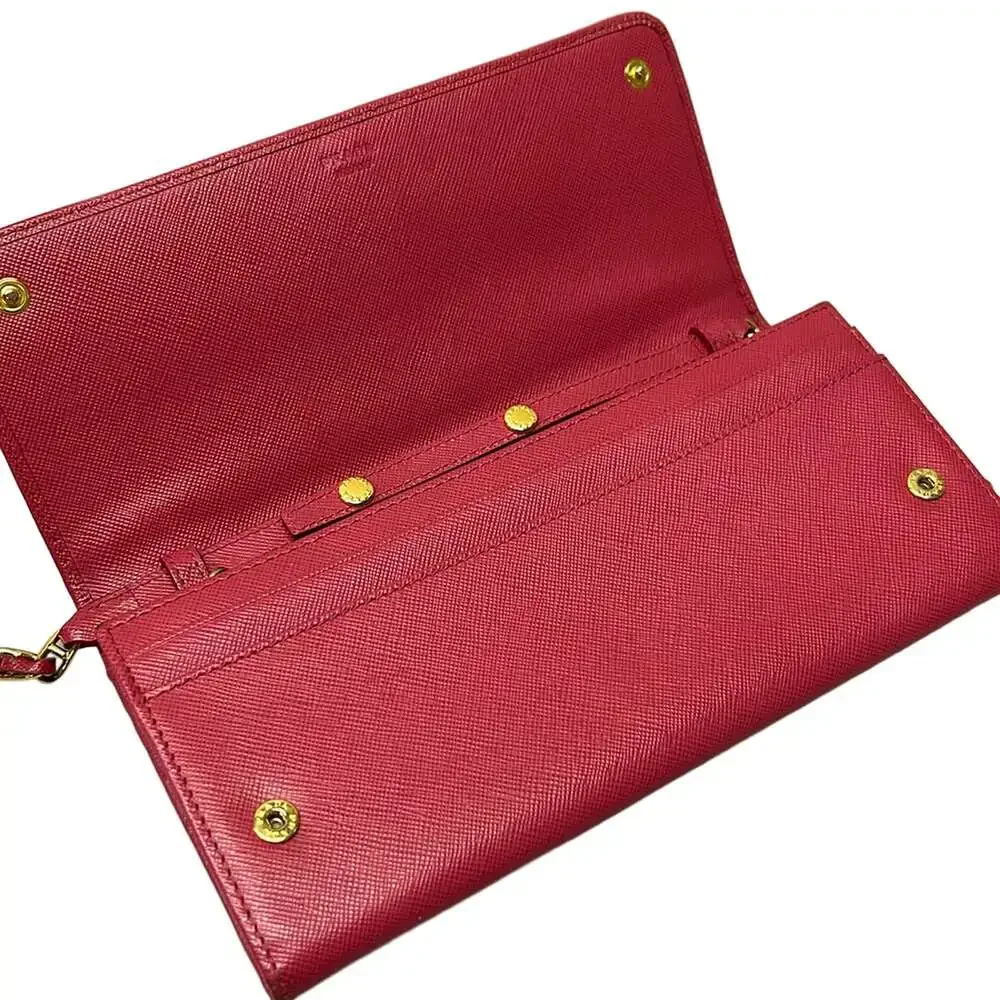 Prada Other Style Wallet Pink Gold